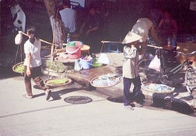 Straßenszene Hanoi