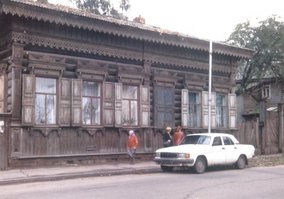 Holzhaus in Irkutsk